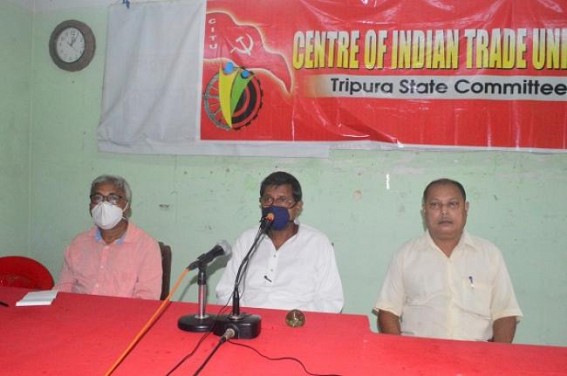 CITU slams Tripura Govt for bringing anti-labor changes in Factories Act CITU slams Tripura Govt for bringing anti-labor changes in Factories Act